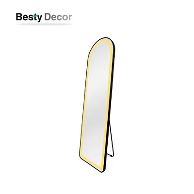 Oglinda de baie LED neagra