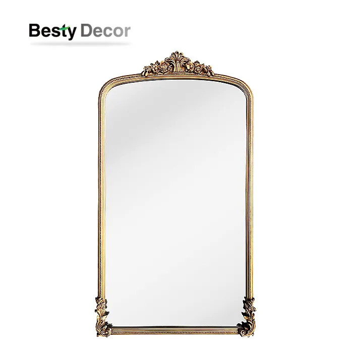 Comert cu ridicata Oglinzi cu rama din lemn pentru podea mare, pentru camera de zi